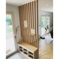 Planche en chêne rabotée en 2,8 cm d'épaisseur