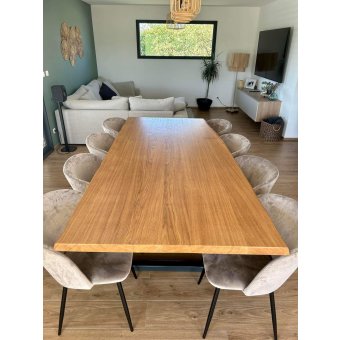 Plateau de table Chêne massif 1er choix